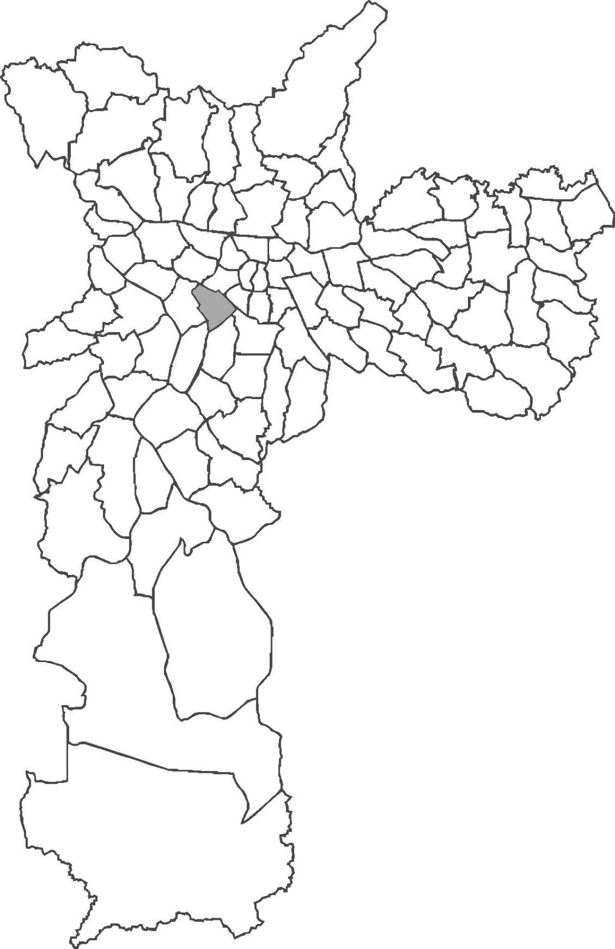Карта Жардим Паулиста район