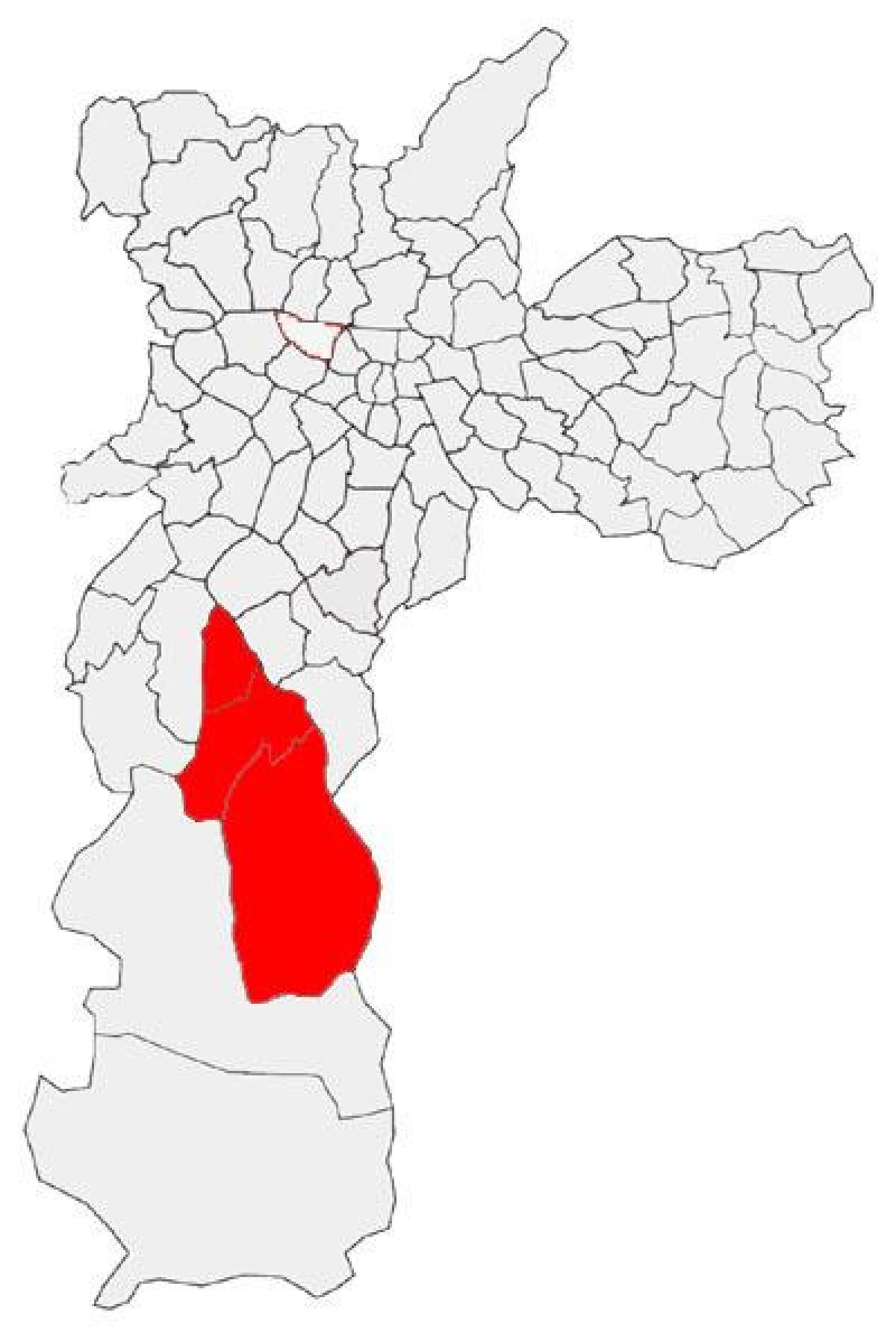 Карта Капела ДУ Сокорро супрефектур Сан-Паулу