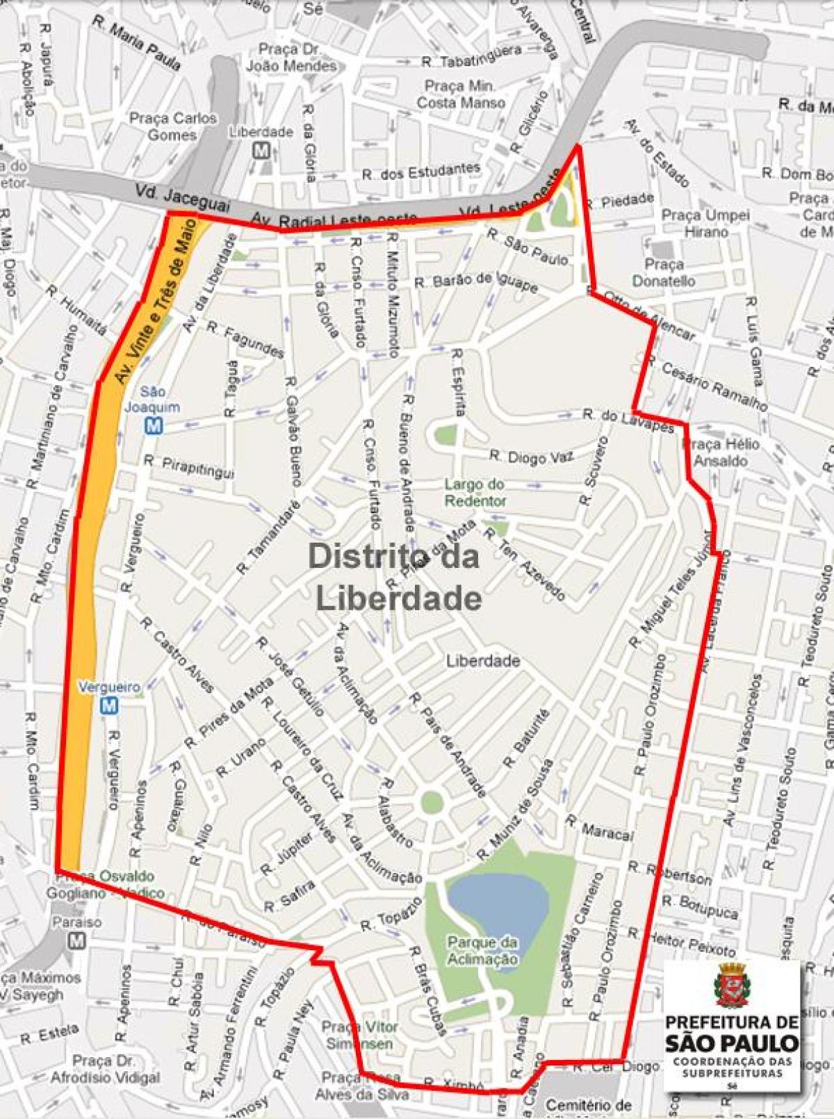 Карта Либердаде, Сан-Паулу