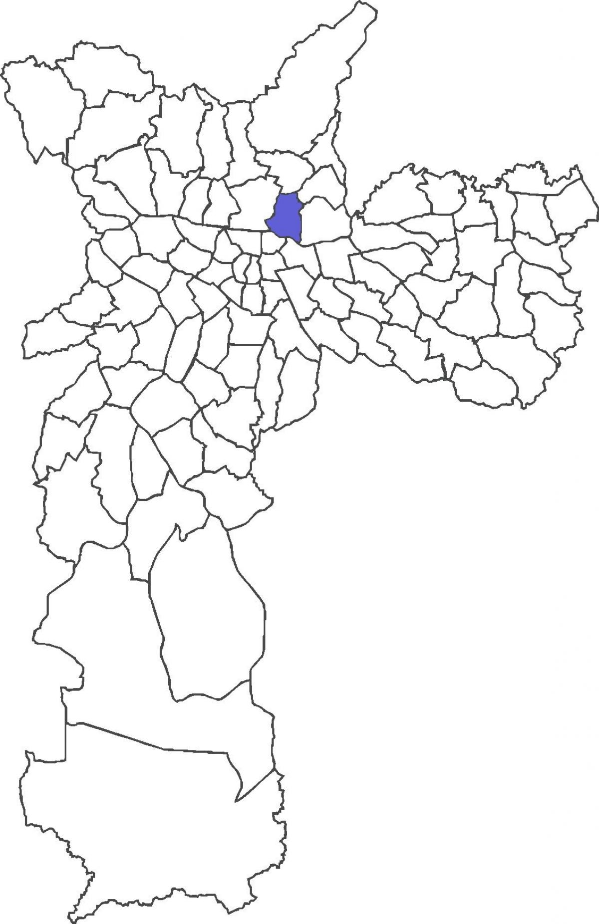 Карта район Вила Гильерне