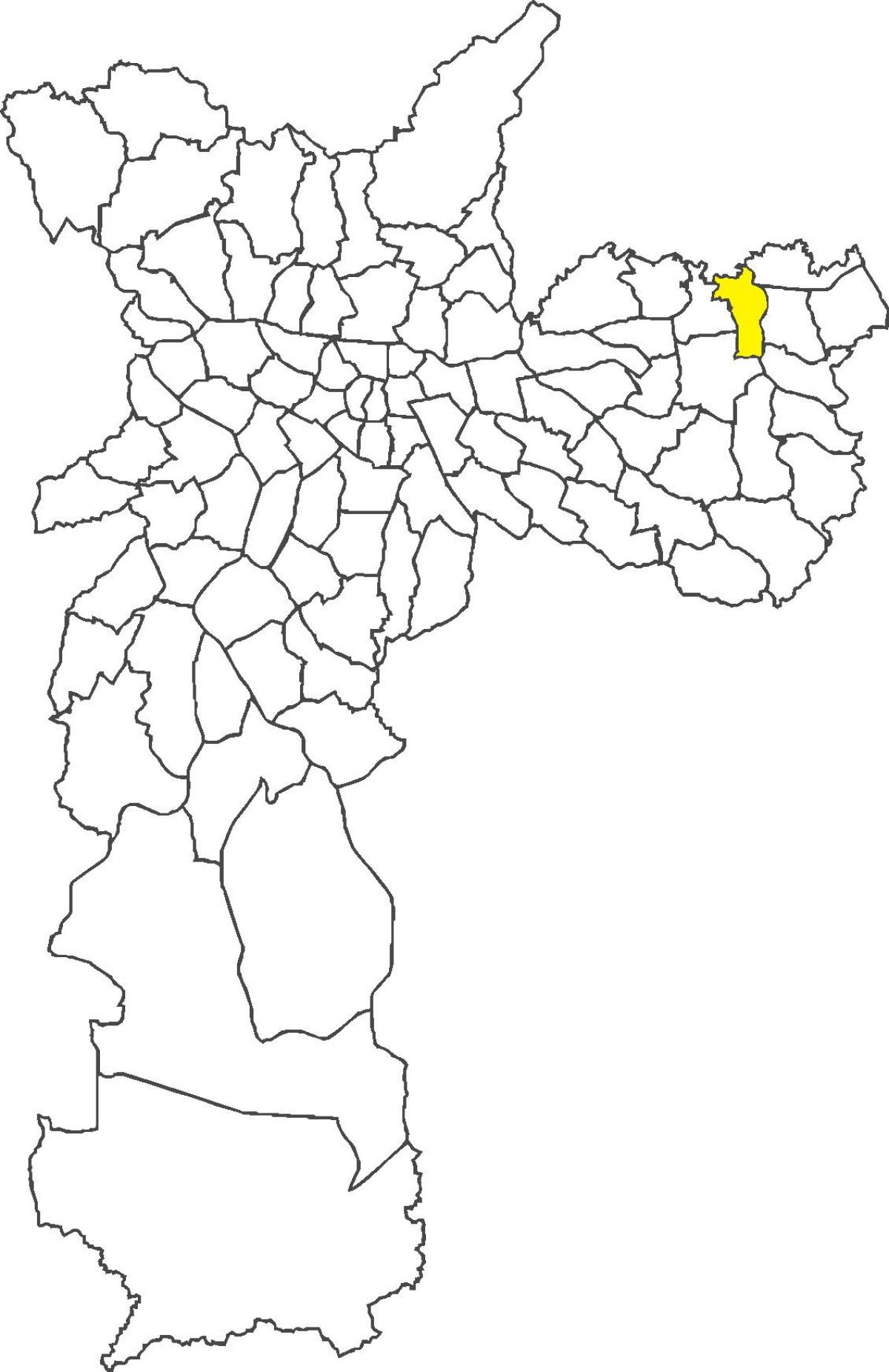 Карта Сан-Мигел-Паулиста район