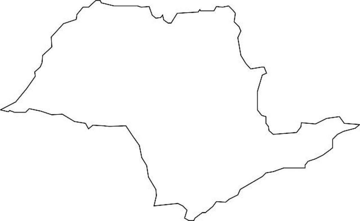 Карта Сан-Паулу вектор