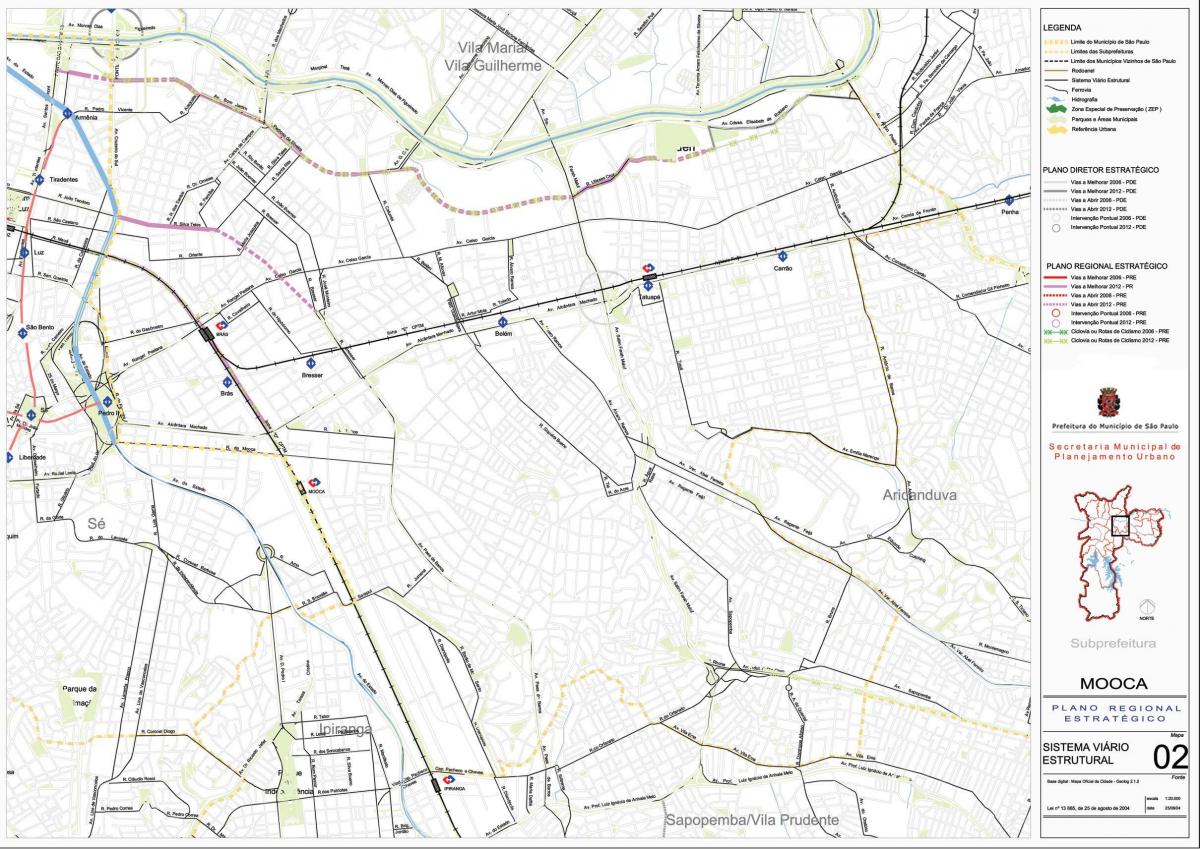 Карта станции Сан - Паулу- дорог
