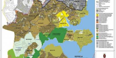 Карта'Boi М Мирим-Сан-Паулу - захват земли