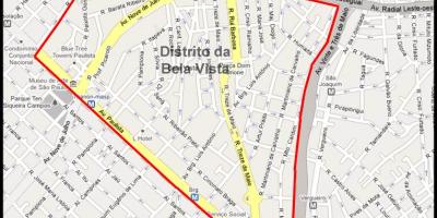 Карта Бела-Виста-Сан-Паулу