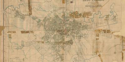 Карта бывший Сан - Паулу- 1916
