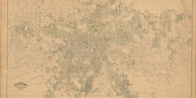 Карта бывший Сан - Паулу- 1943