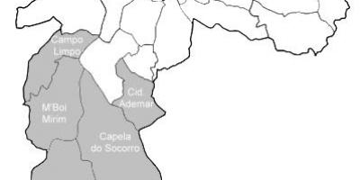 Карта зоны-Суль-Сан-Паулу