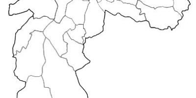 Карта Сан-Паулу Нордеште зоны