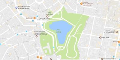 Карта парк акклиматизации Сан-Паулу