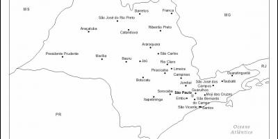 Карта Сан-Паулу Богородицы - главного города