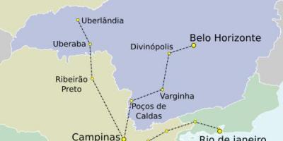 Карта Сан-Паулу ТАВ