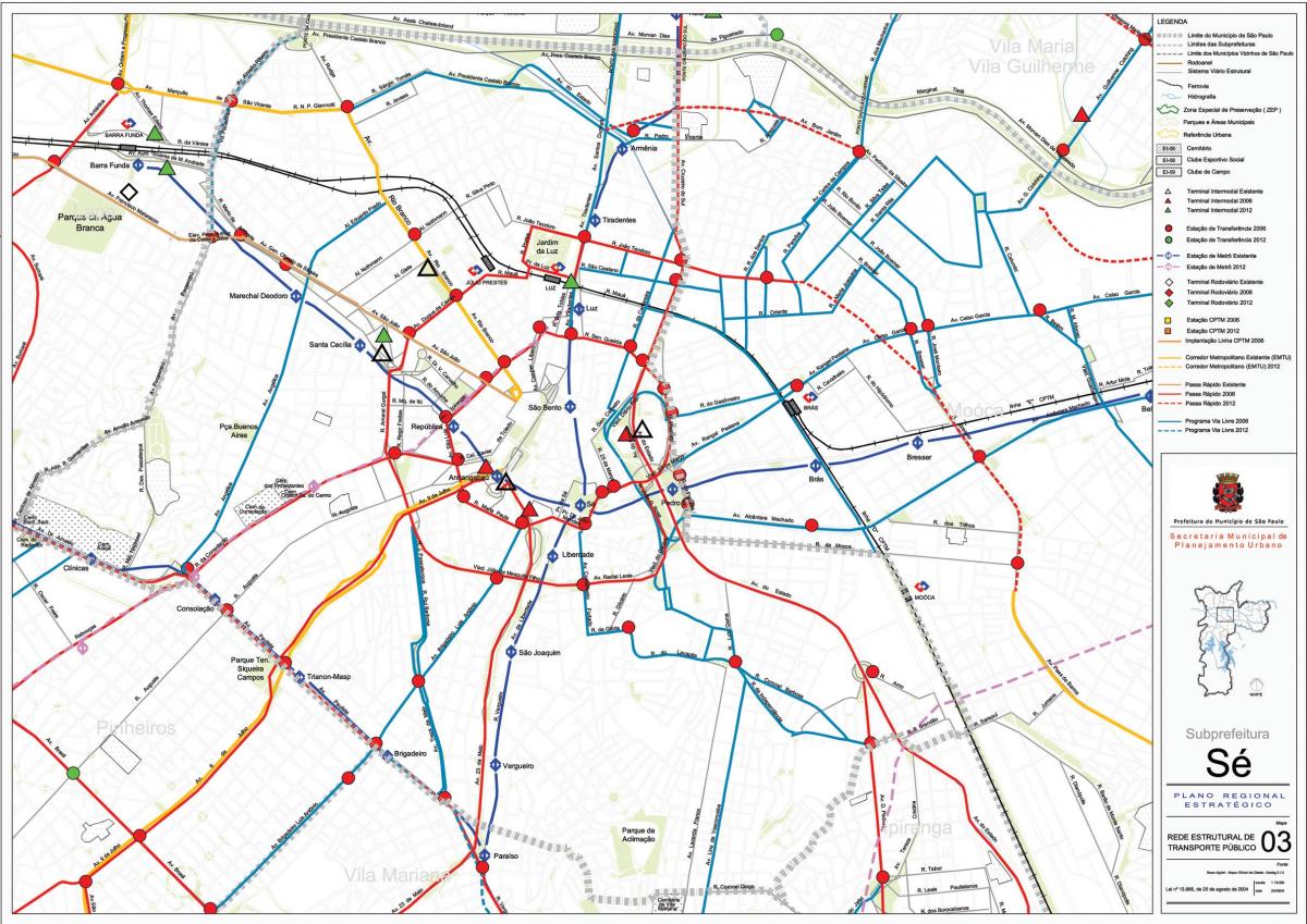 Карта метро сан паулу
