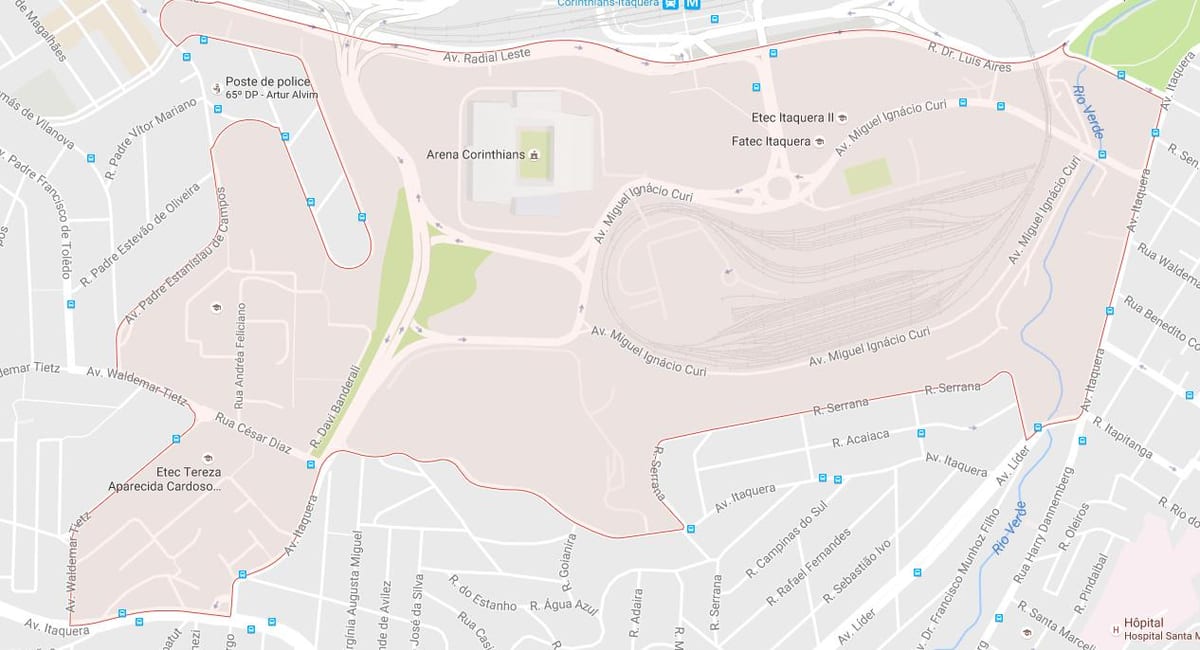 Карта Артур в городе Сан-Паулу