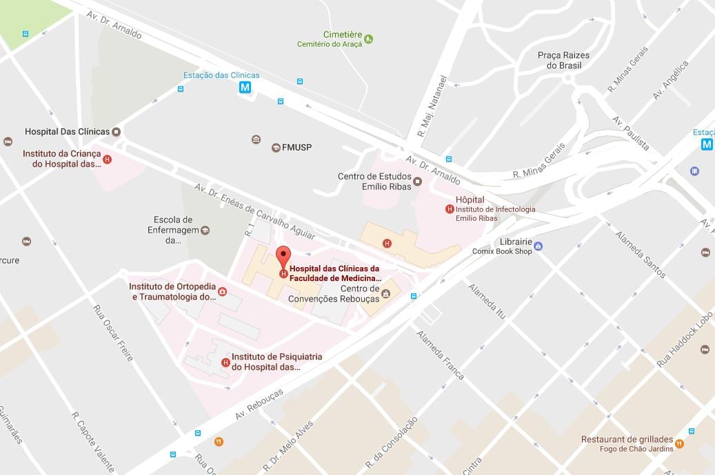 Карту больница Клиникас