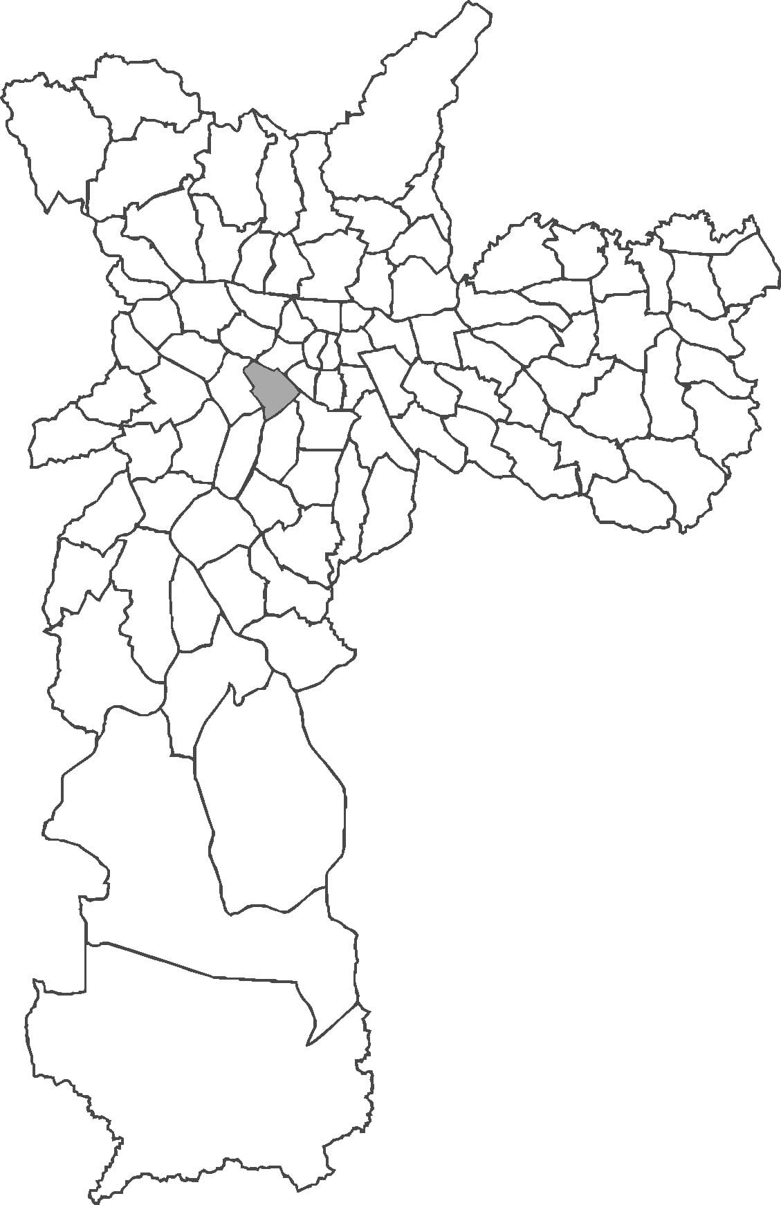 Карта Жардим Паулиста район