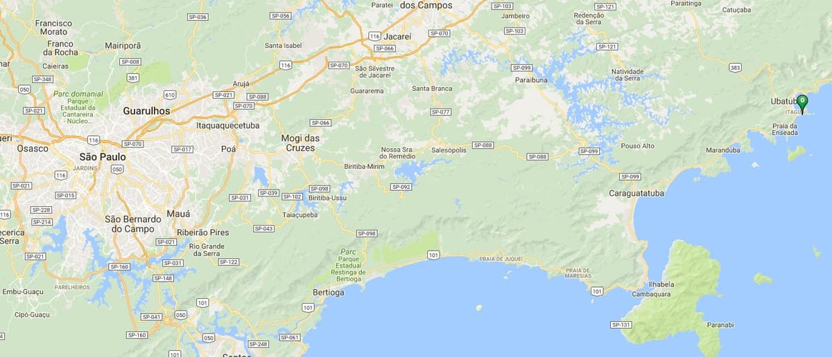 Карта пляжа Вермелья