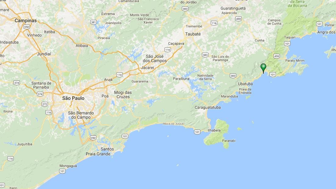 Карта пляжа Puruba