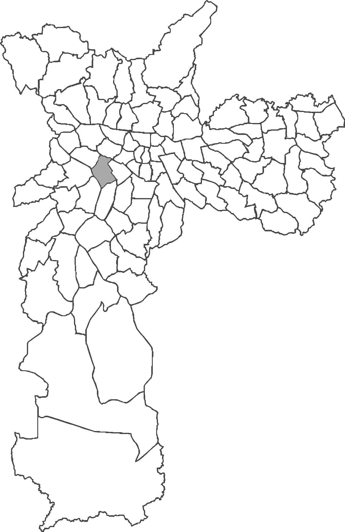 Карта районе Пинхейрос