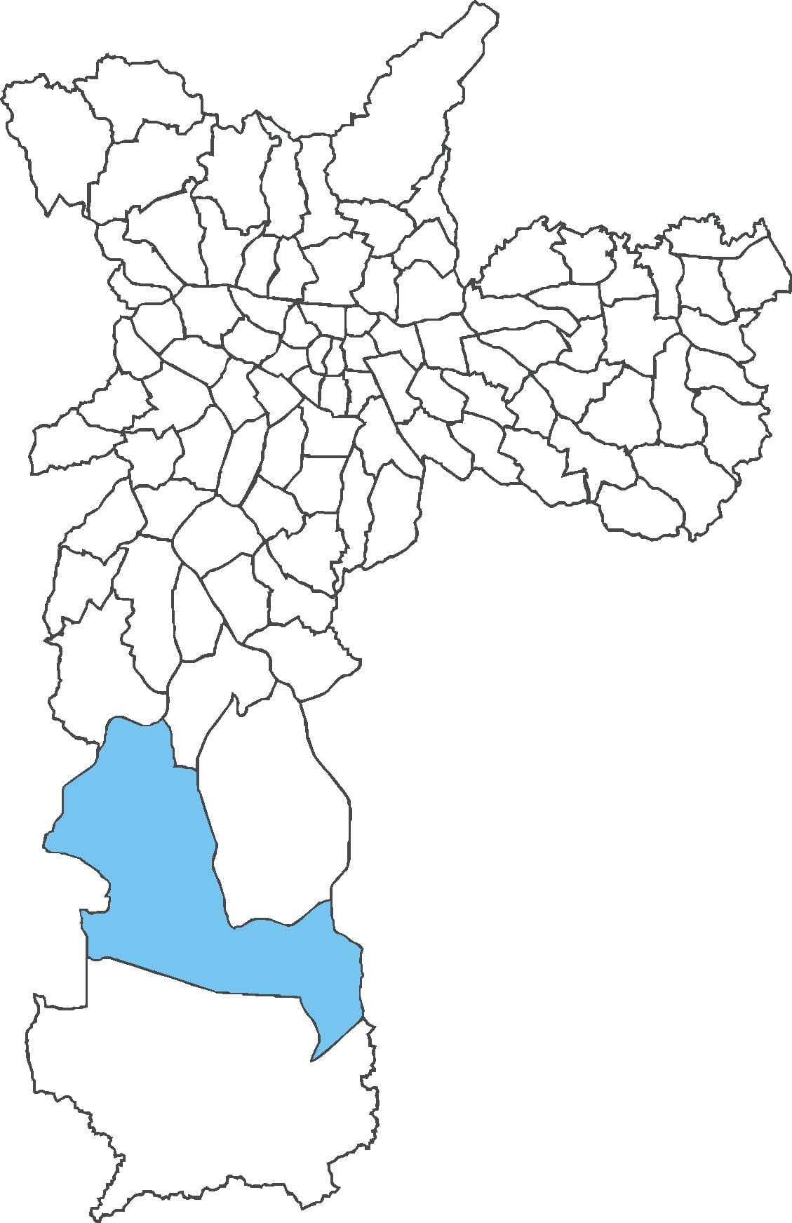 Карта район Parelheiros