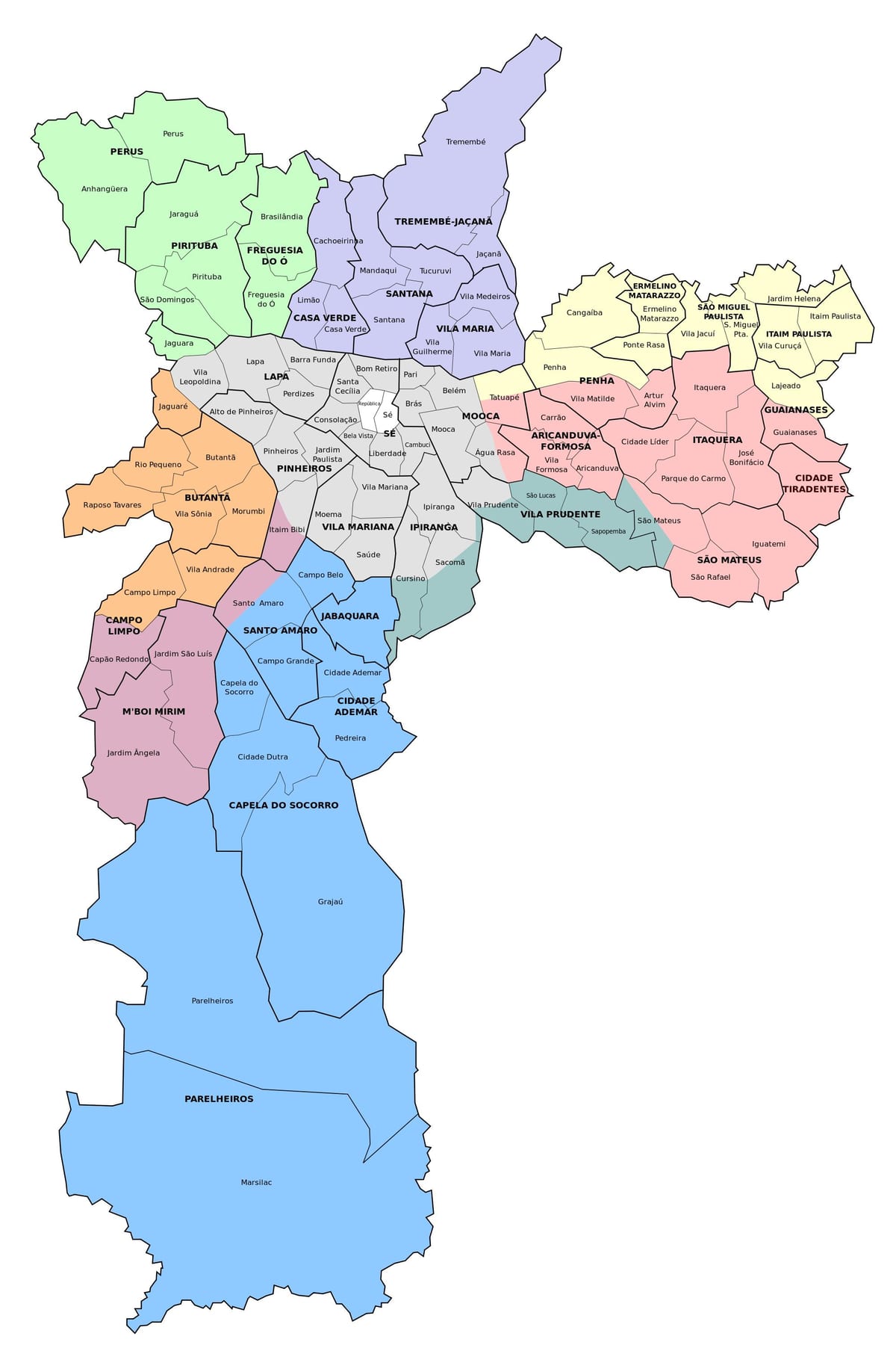 Карта свободных СП