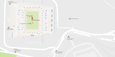 Карта "Арена Коринтианс" - доступ