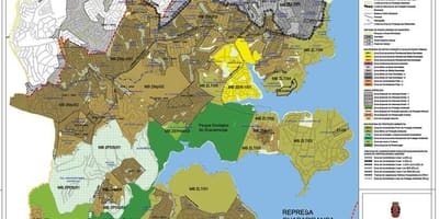 Карта'Boi М Мирим-Сан-Паулу - захват земли