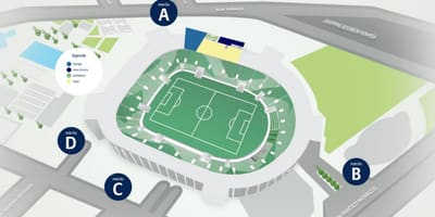 Карта Альянц Парк - уровень 2