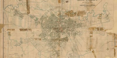 Карта бывший Сан - Паулу- 1916
