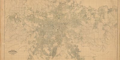 Карта бывший Сан - Паулу- 1943