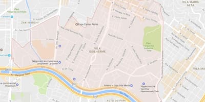 Карта Сан-Паулу-Вила Гильерне