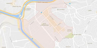Карта Сан-Паулу Вила Леопольдина