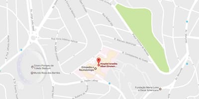 Карта Еврейской больнице Альберт Эйнштейн