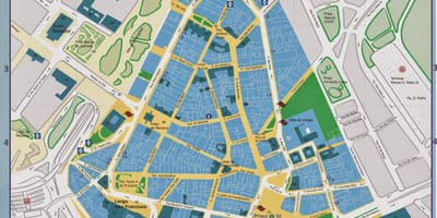 Карта исторического центра Сан-Паулу