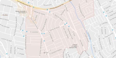 Карта Итайн Паулисте Сан-Паулу