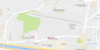 Карта аэропорта Кампо-де-марте