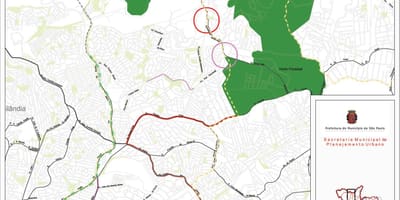 Карта Каса-Верде, Сан-Паулу - дорог