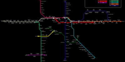 Карта метро Сан-Паулу CPTM