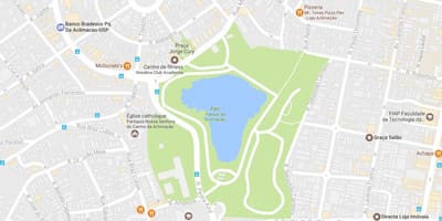 Карта парк акклиматизации Сан-Паулу