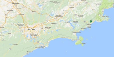 Карта пляж Вермелья-ДУ-Норти