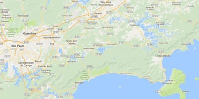 Карта пляжа Переке Аку