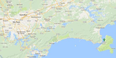 Карта пляжа Переке