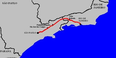 Карта шоссе Президента Дутра - комн. 116