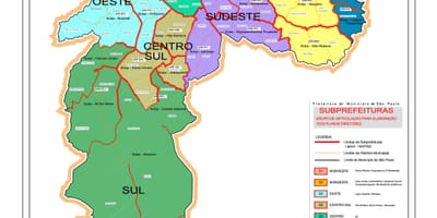 Карта регионов Сан-Паулу