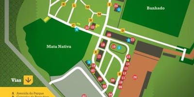 Карта парка Сан-Паулу Родейо