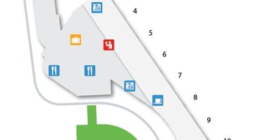 Карта аэропорт СГГ