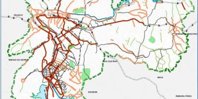Карта Сан-Паулу велосипедная дорожка