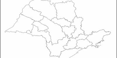 Карта Сан-Паулу Дева - регионы