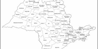 Карта Сан-Паулу Дева - микро-регионов