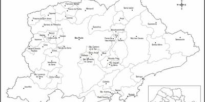 Карта Сан-Паулу девственницы